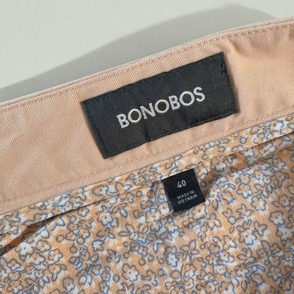 Bonobos Chino Shorts Cockatoo Blush Pink 7" Men's Size 40 NWT - Picture 11 of 13